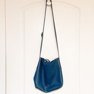 Michael Kors Blue Leather Crossbody